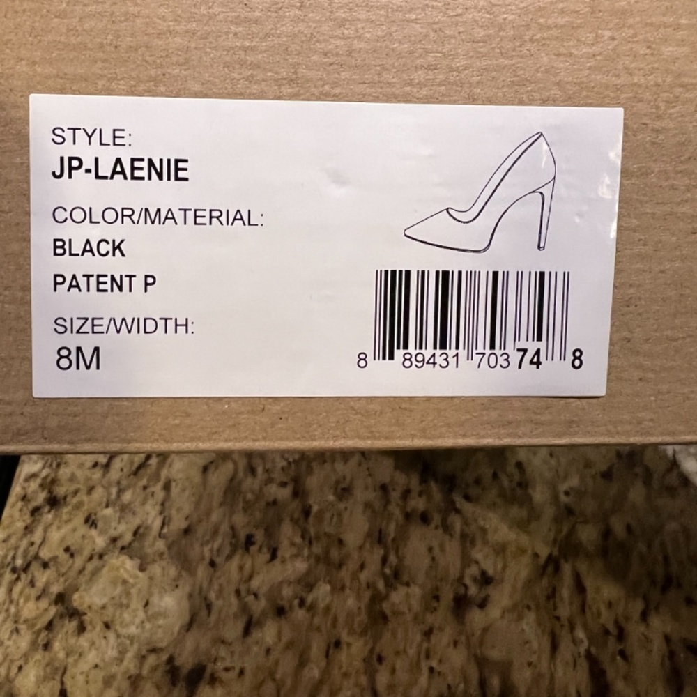 Jessica Simpson Black Patent Pumps Brand News Size 8 - Picture 4 of 4